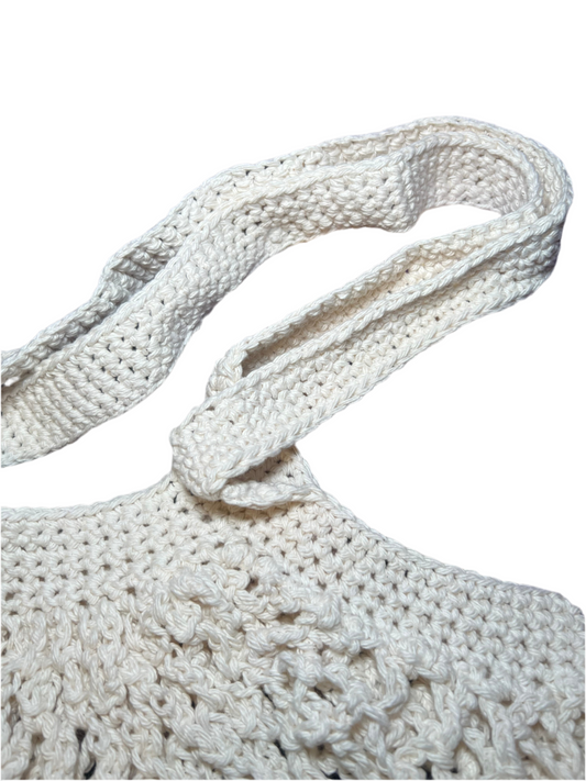 Crocheted Mesh Market Bag