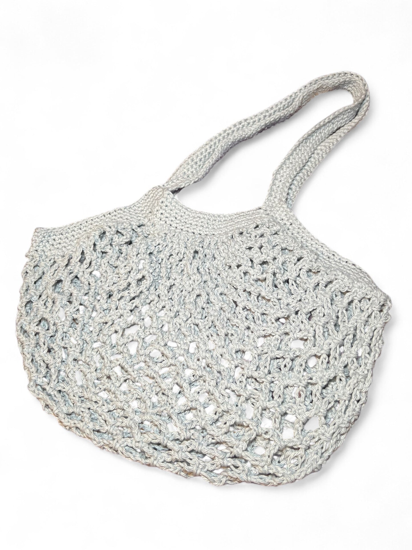 Crocheted Mesh Market Bag