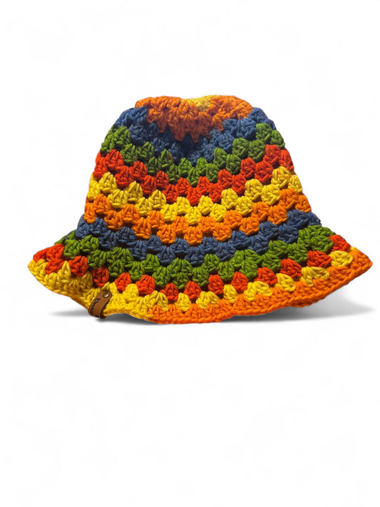 Rainbow bucket hat