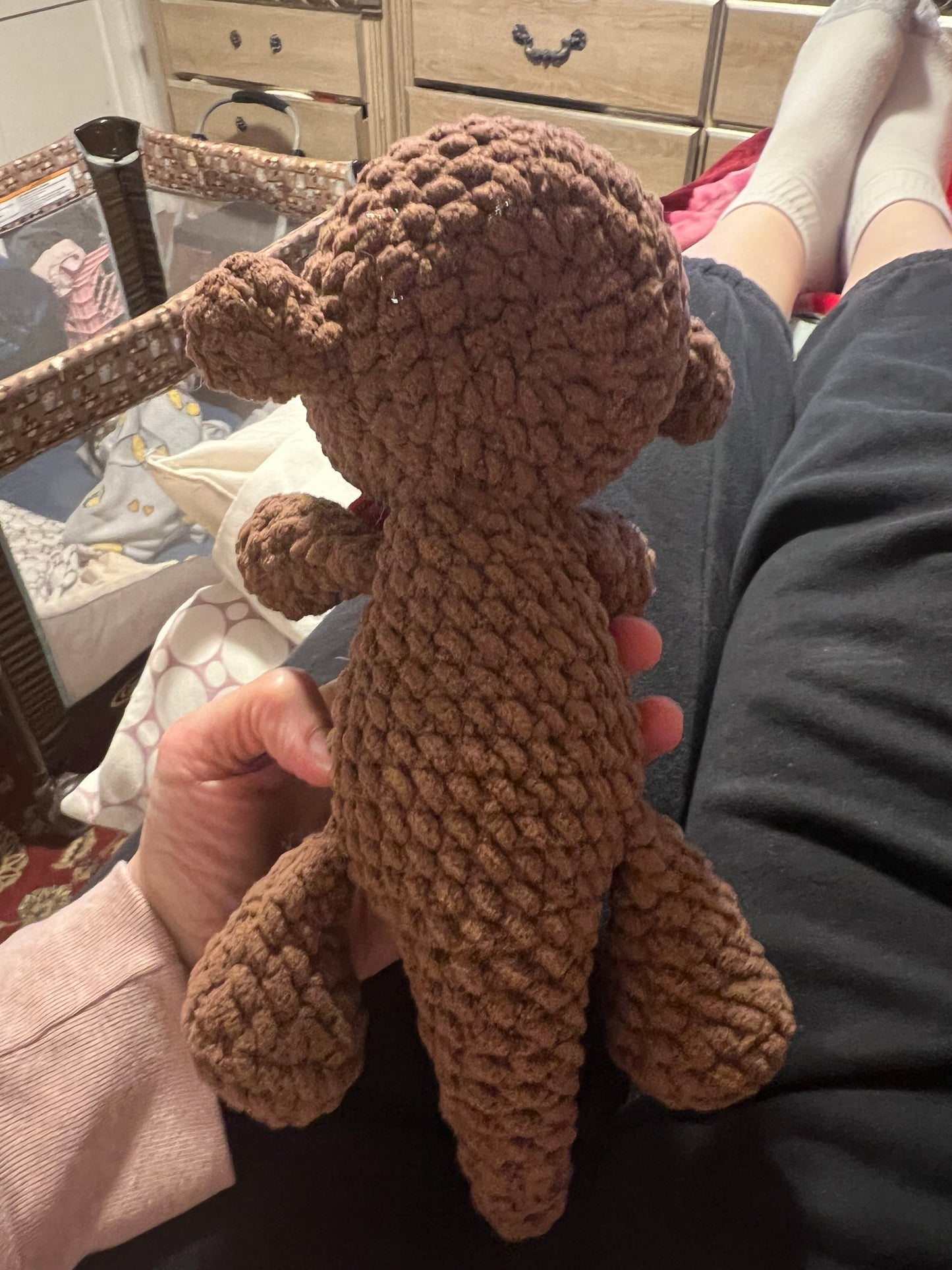 Crochet Otter with Heart
