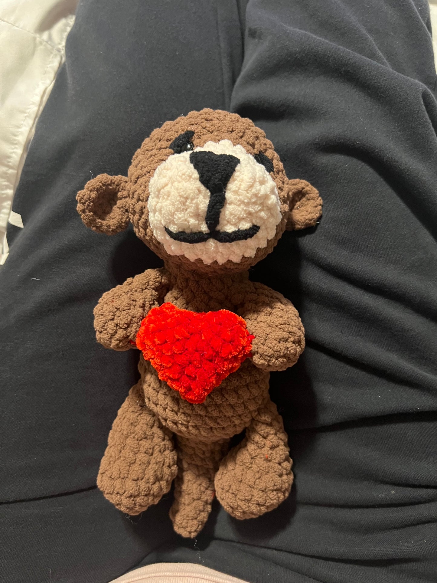 Crochet Otter with Heart