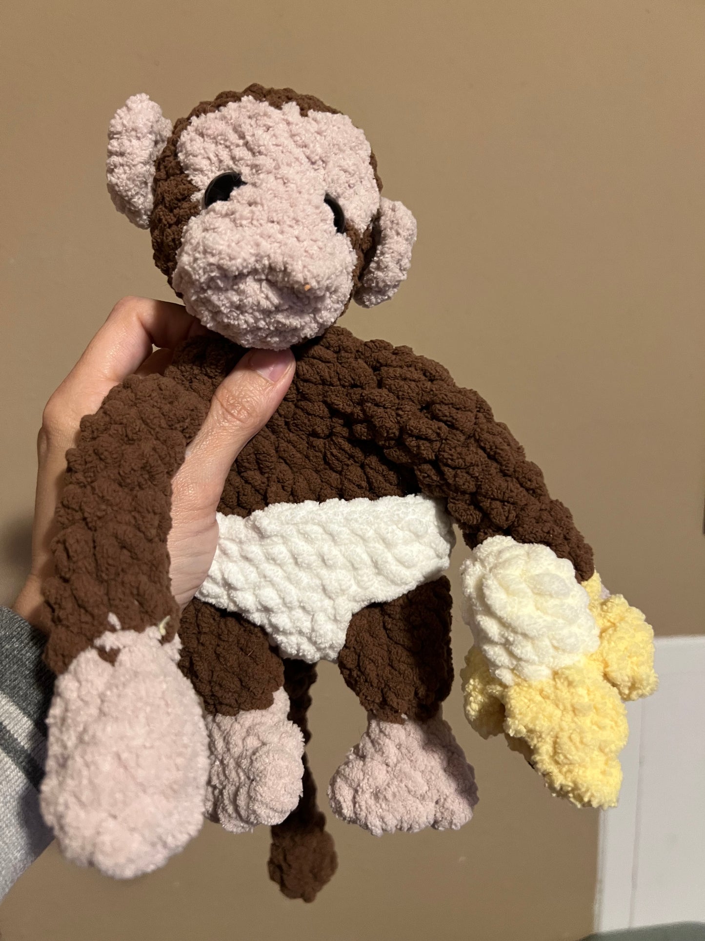 Crochet Baby Monkey Plush