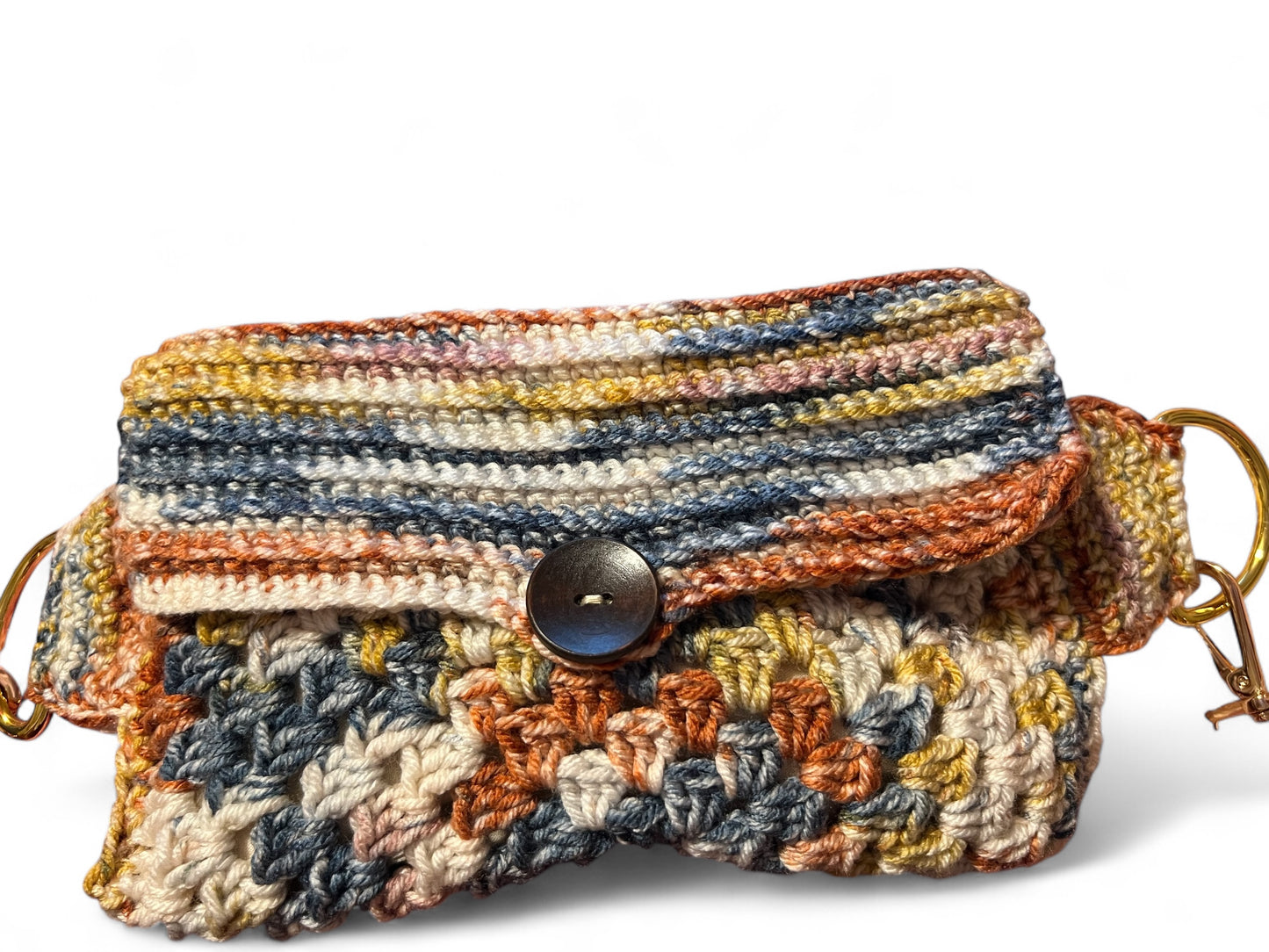 Granny square fall themed crossbody