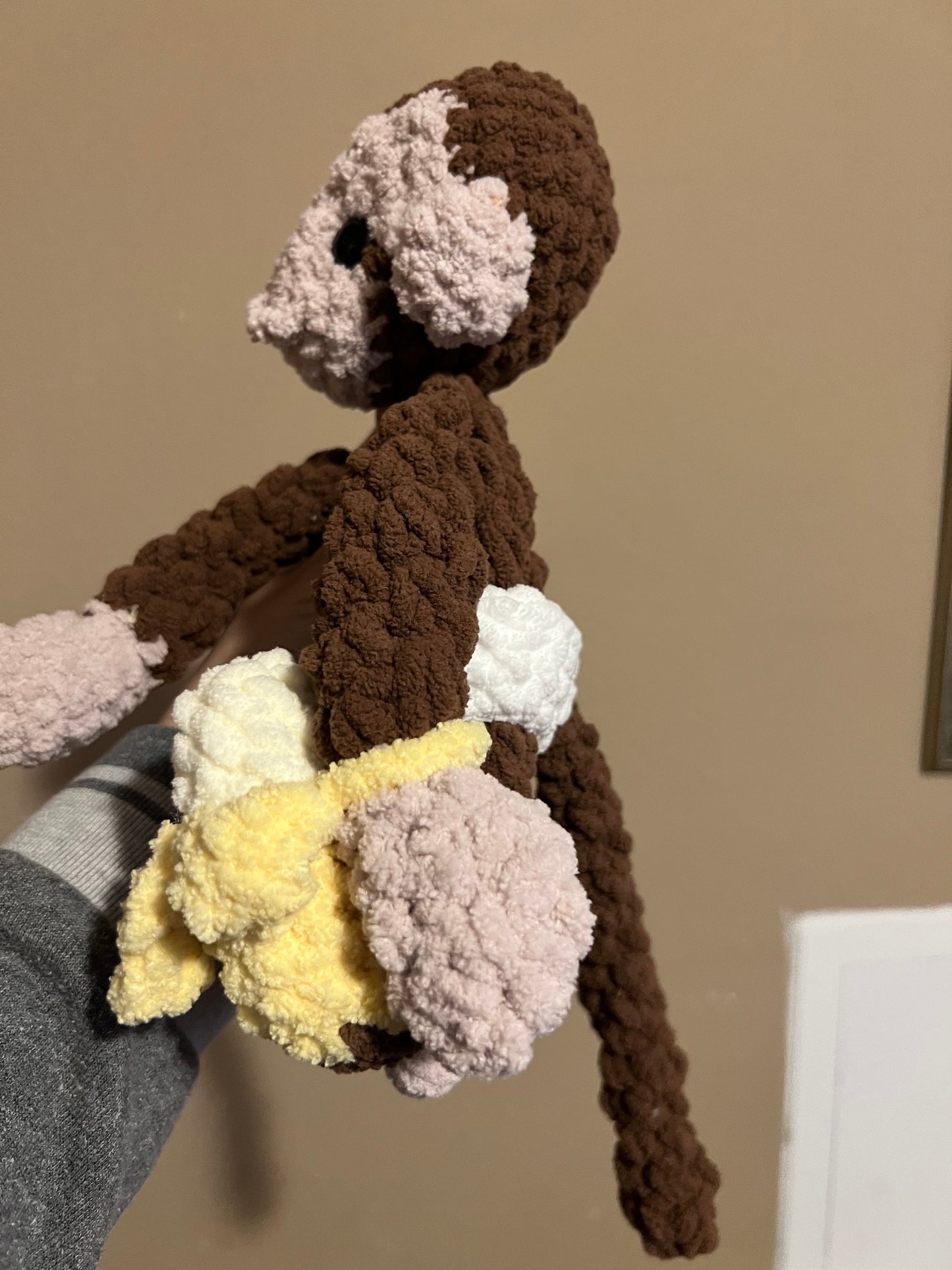 Crochet Baby Monkey Plush