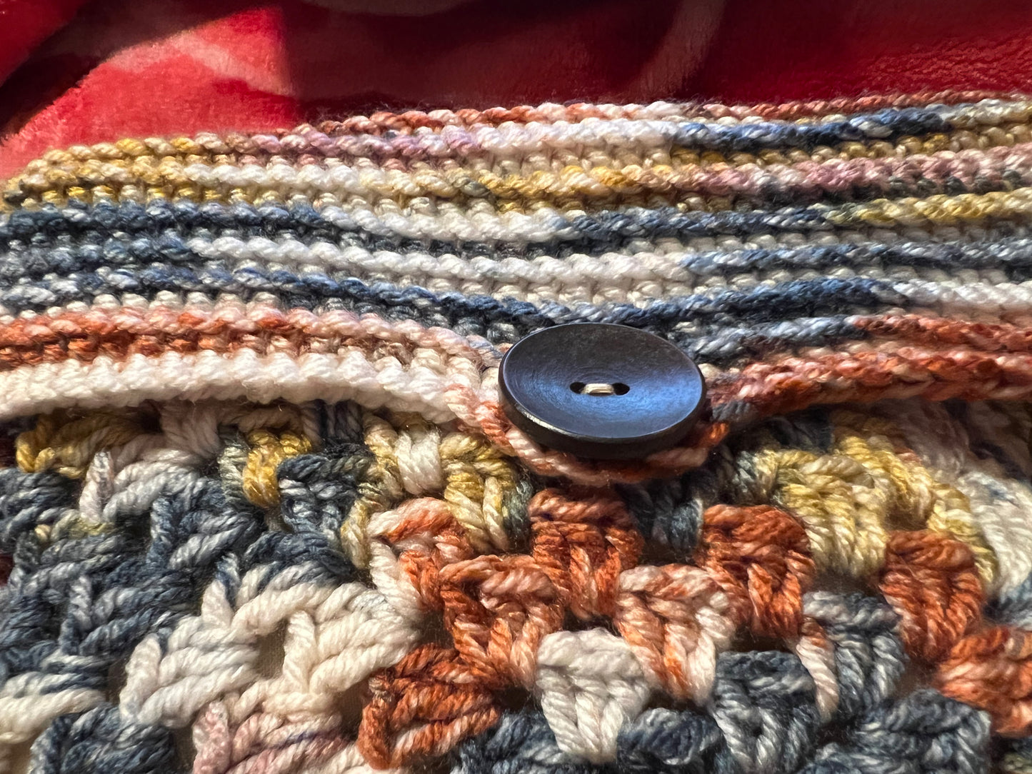 Granny square fall themed crossbody