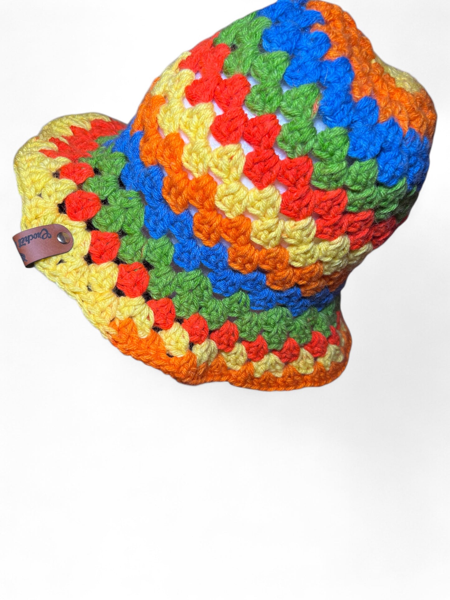 Rainbow bucket hat