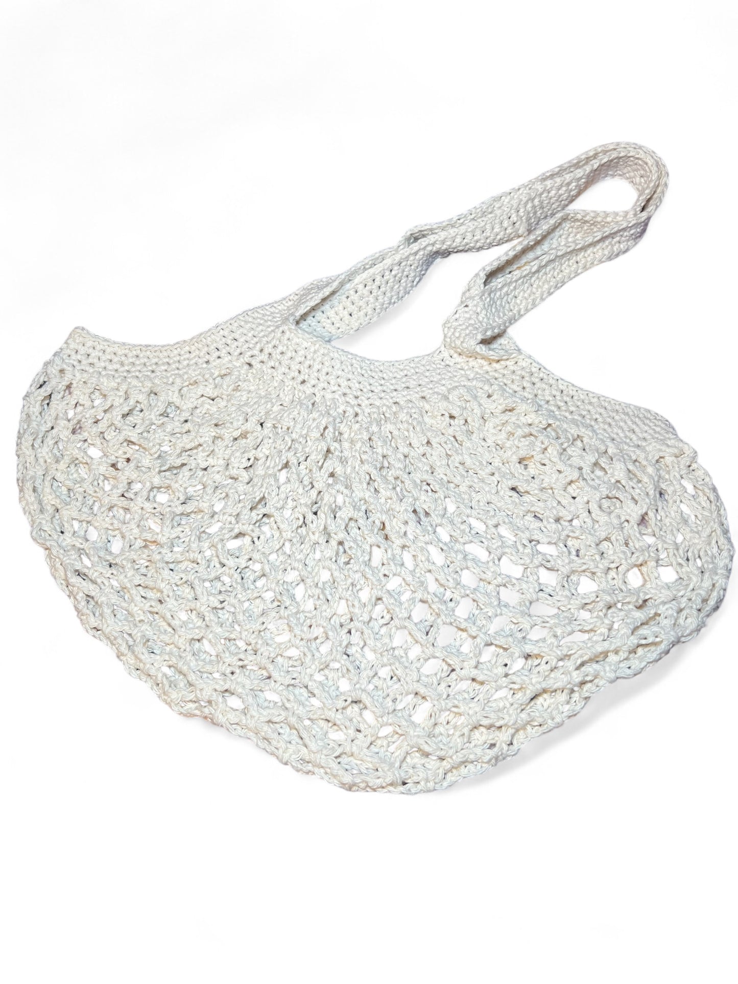 Crocheted Mesh Market Bag
