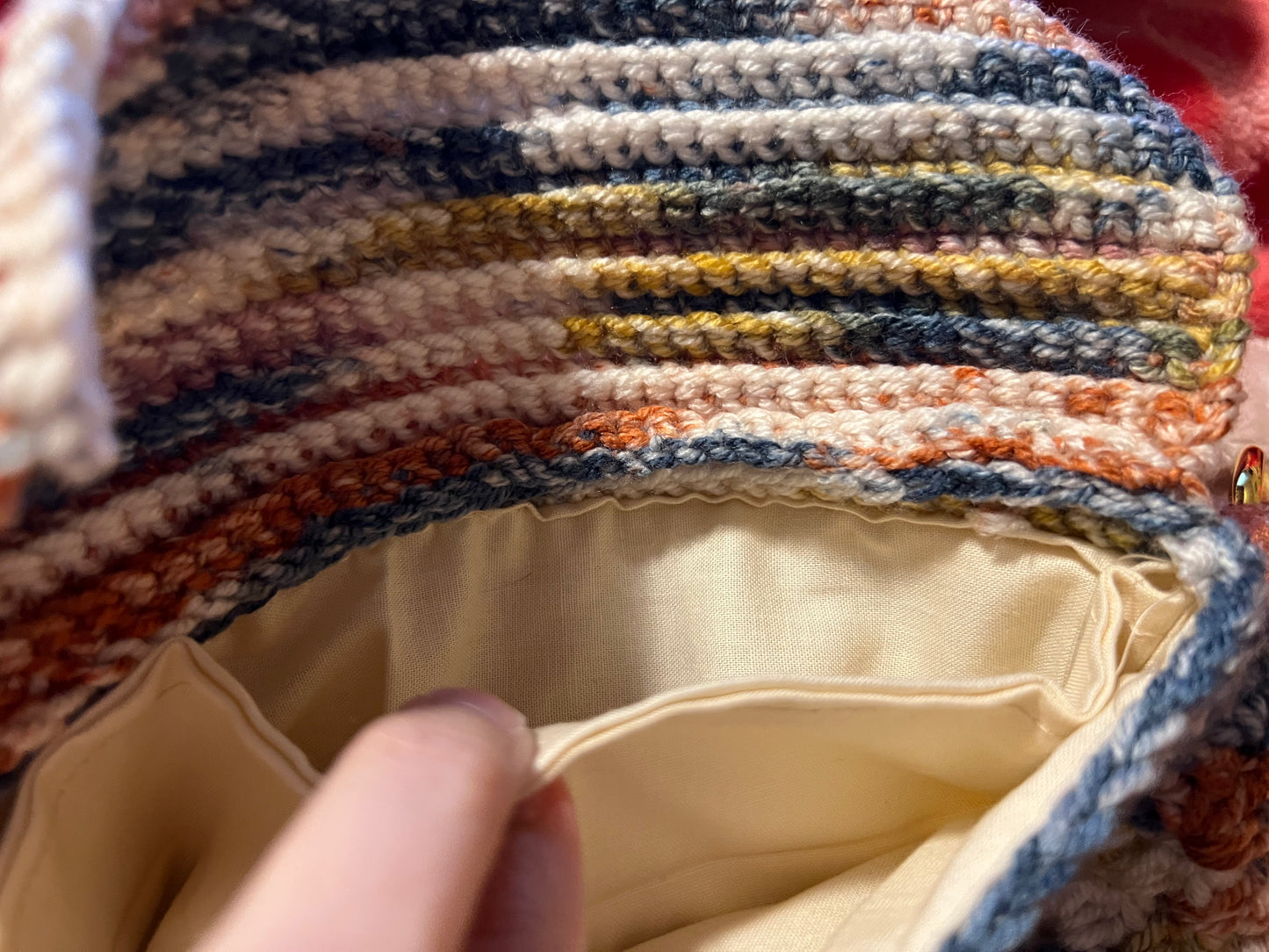 Granny square fall themed crossbody