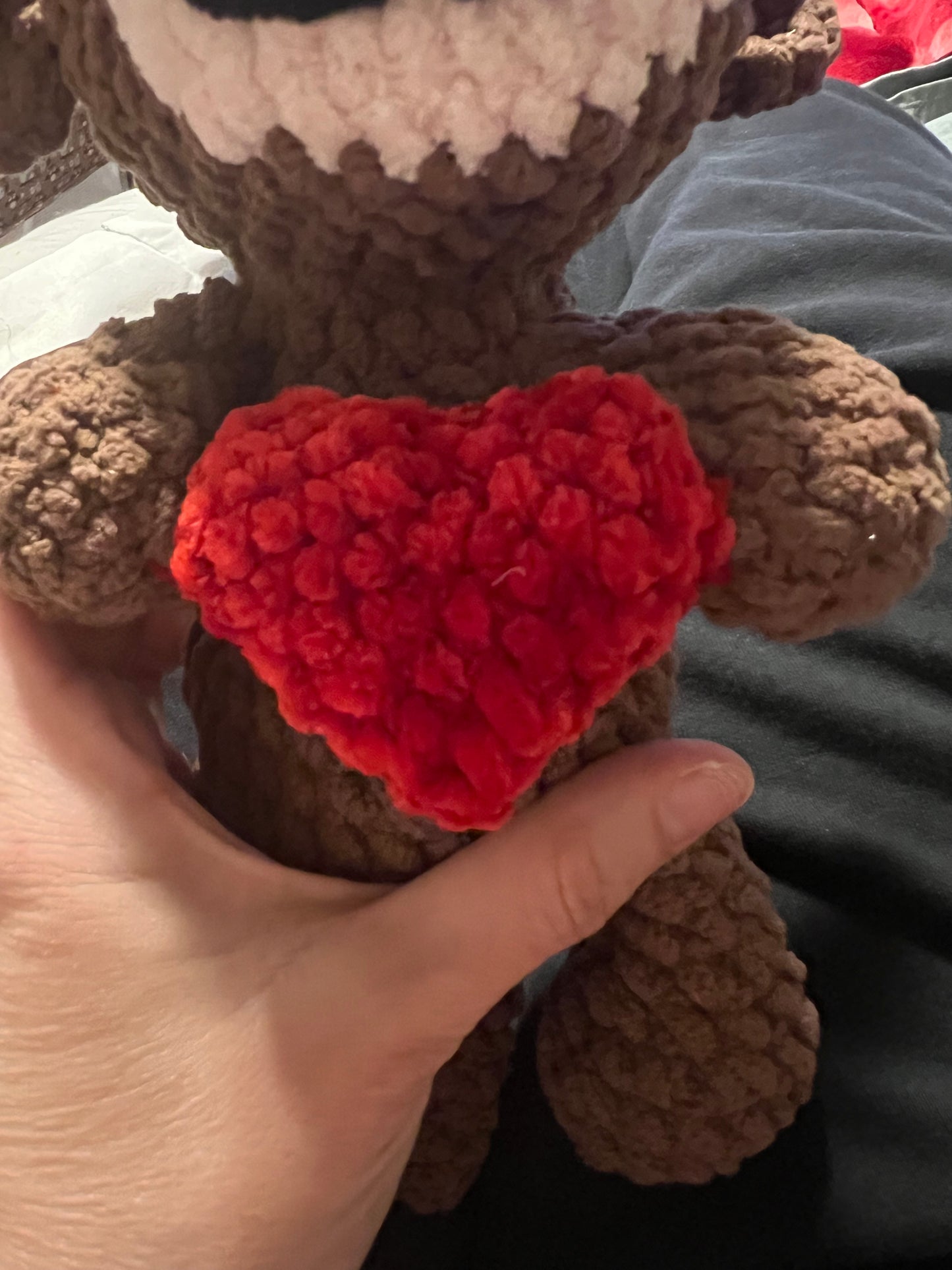 Crochet Otter with Heart