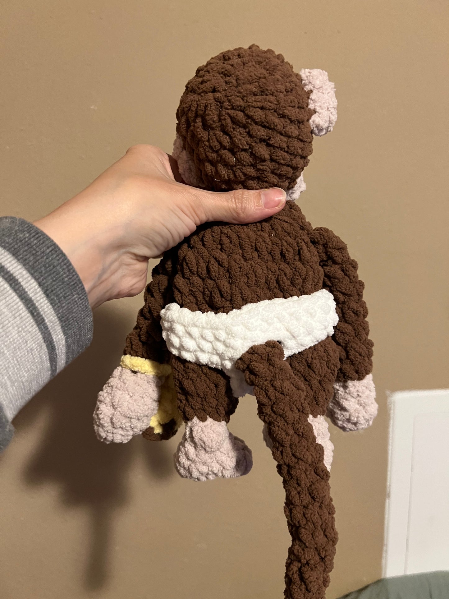 Crochet Baby Monkey Plush