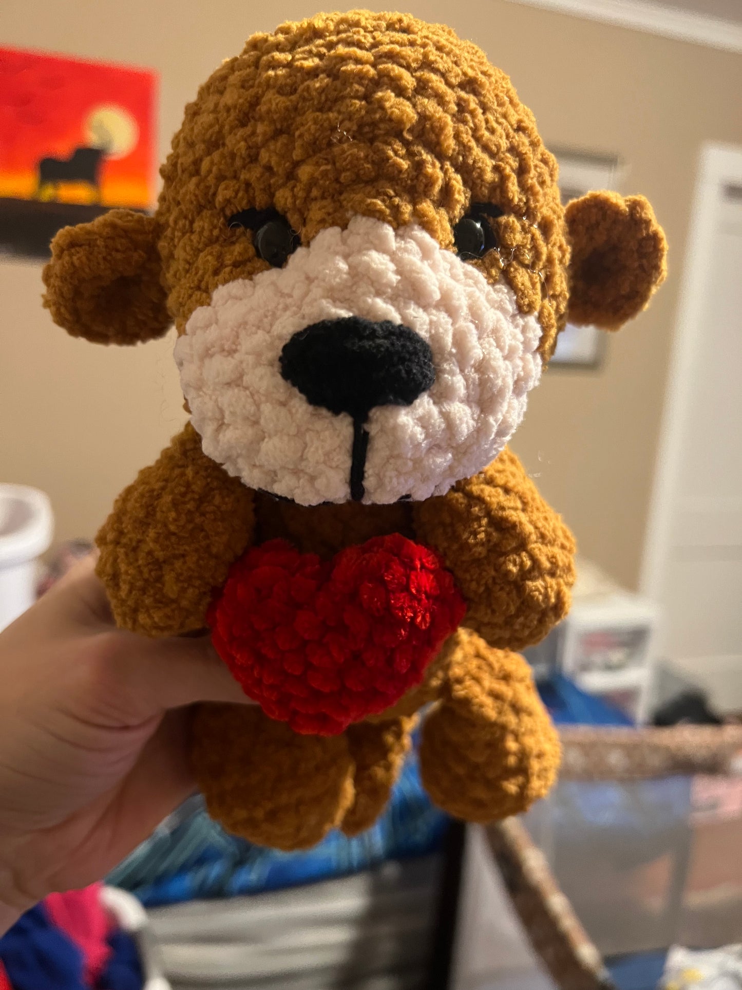 Crochet Otter with Heart