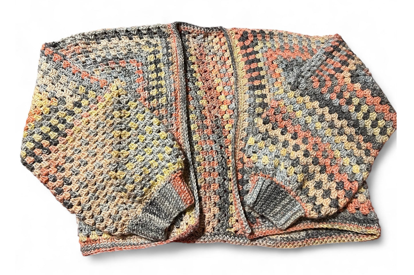 Hexagon Cardigan- Color is City Beat