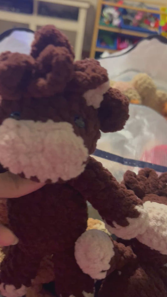 Crochet Highland cows